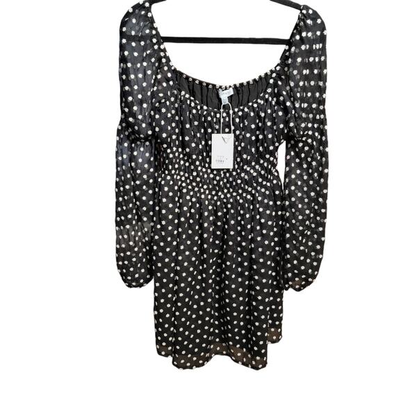 Lucy Paris Sydney Embroidered Long Sleeve Dress Size small NWT - Picture 2 of 6